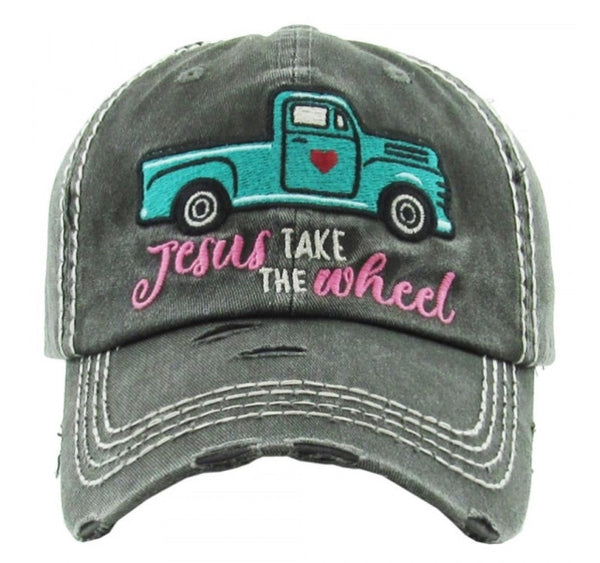 Jesus Take the Wheel Cap