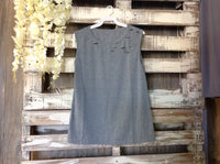 Distressed Round Neck Tank