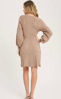 Square Neck Sweater Dress