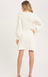 Square Neck Sweater Dress