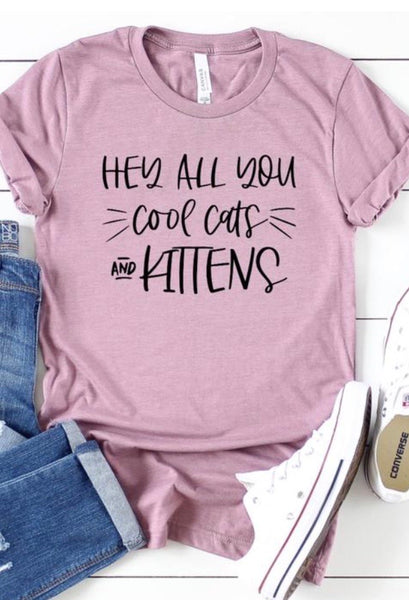 Cool Cats & Kittens Tee