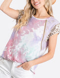 Tie Dye Ribbon Top