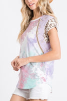 Tie Dye Ribbon Top